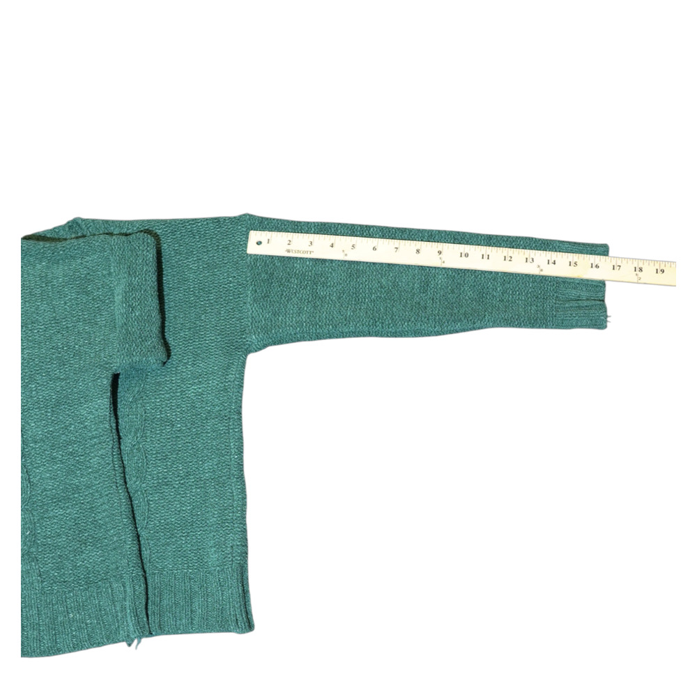 Pink Republic Chunky Knit Emerald Sweater Sz Junior XL Round Neck Dolman Sleeve - Picture 11 of 12